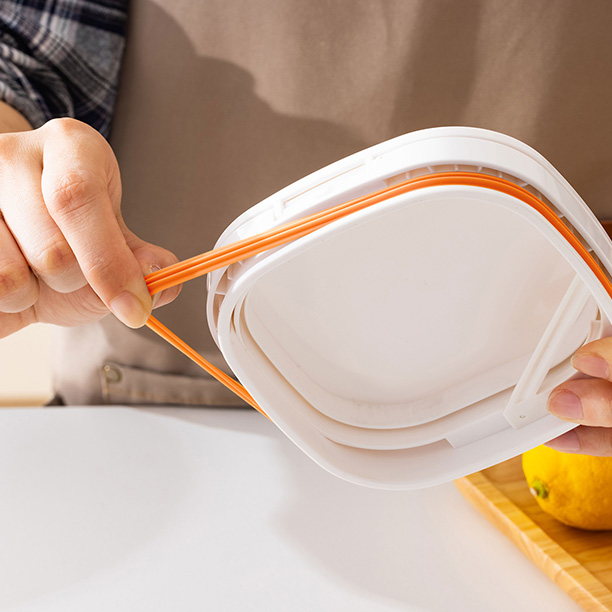 Hũ đựng thực phẩm kèm muỗng One Touch Canister - 2.3L, 1.7L, 1L - Màu trắng - HTE904-HTE905-HTE906, , large image number 5
